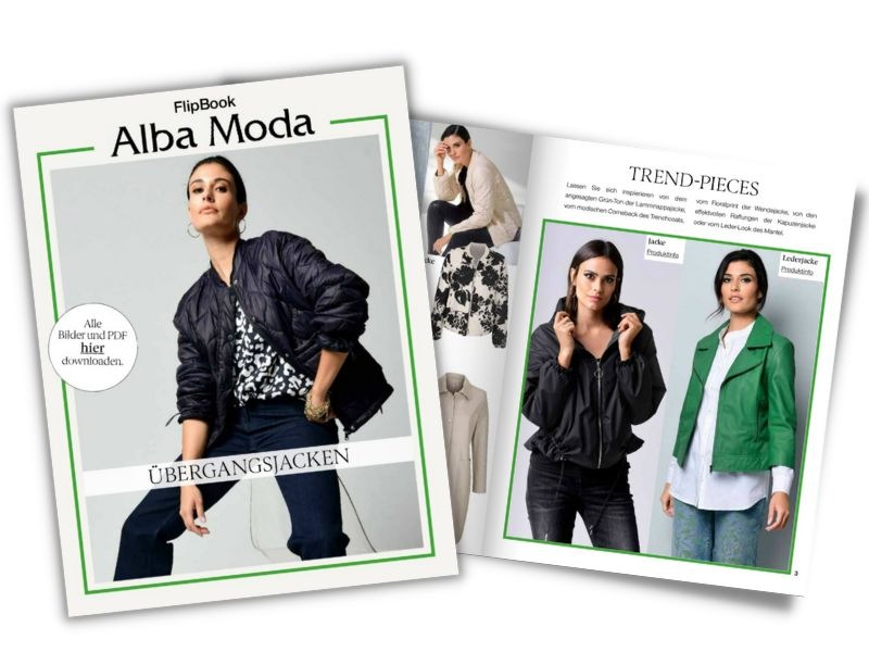 Modische Übergangsjacken von Alba Moda