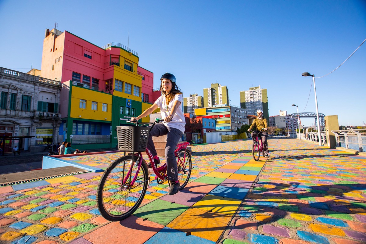 Eine Fahrradtour durch Buenos Aires