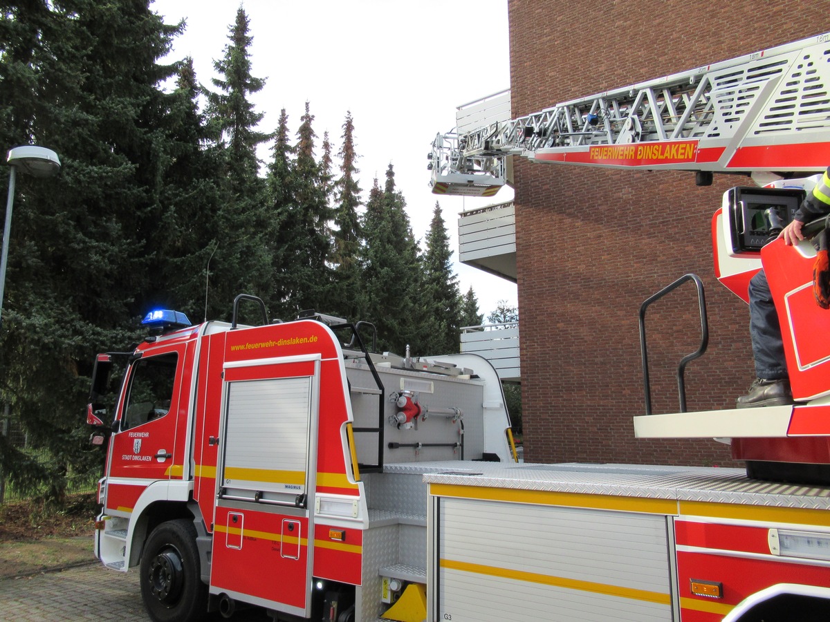 FW Dinslaken: Rauchwarnmelder verhindert schlimmeres.