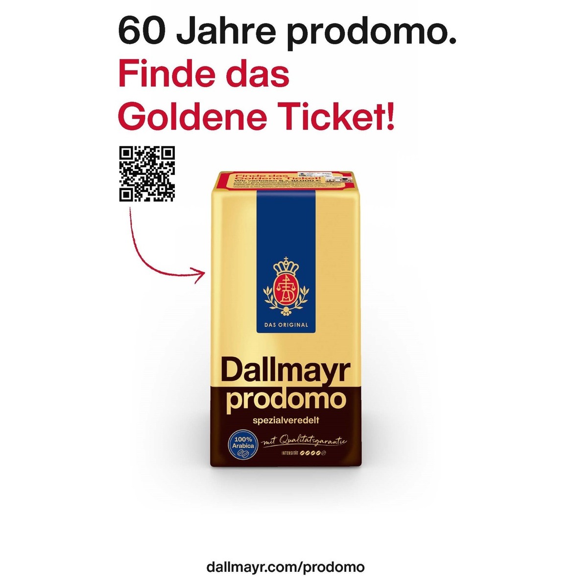 Dallmayr prodomo | Ein Klassiker wird 60 | Jubiläumsgewinnspiel