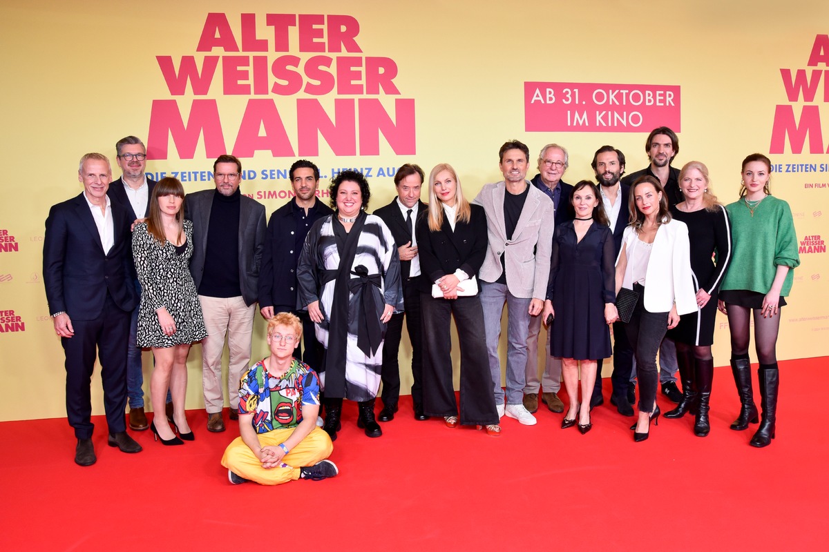 Große Begeisterung bei der Weltpremiere von ALTER WEISSER MANN in München/ Ab 31. Oktober 2024 im Kino!