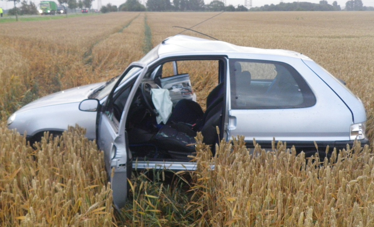 POL-DN: Ausgelöste Airbags verhinderten schlimmere Folgen