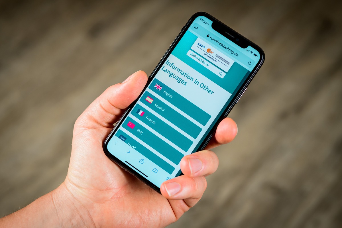 Beitragsservice informiert in sechs Weltsprachen zum Rundfunkbeitrag