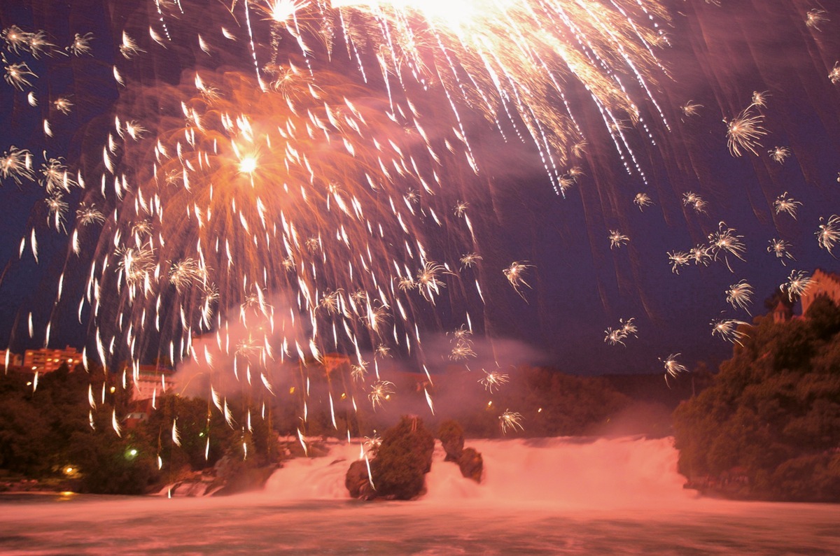 Rheinfall-Feuerwerk nicht mehr am Nationalfeiertag sondern am 22. August