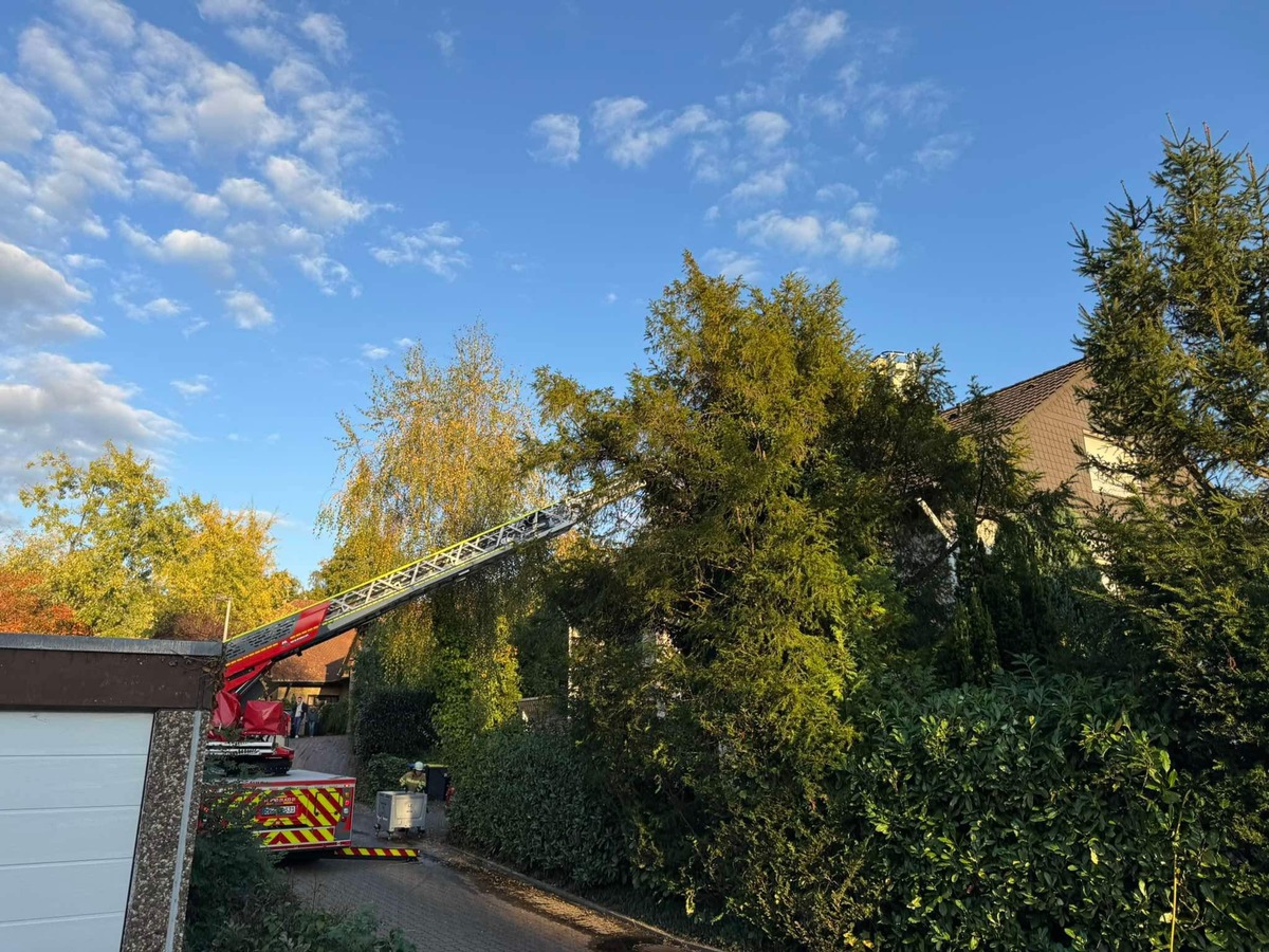 FW Menden: Küchenbrand in einem Wohnhaus