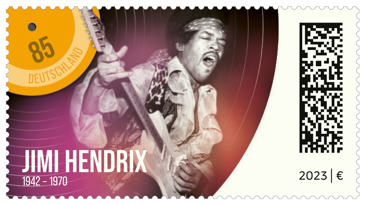 PM: Sonderbriefmarke ehrt Jimi Hendrix