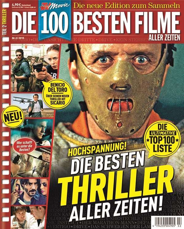 TV Movie bietet Nervenkitzel ohne Ende /
Zweite Ausgabe der Premium-Sammeledition zeigt die besten Thriller aller Zeiten