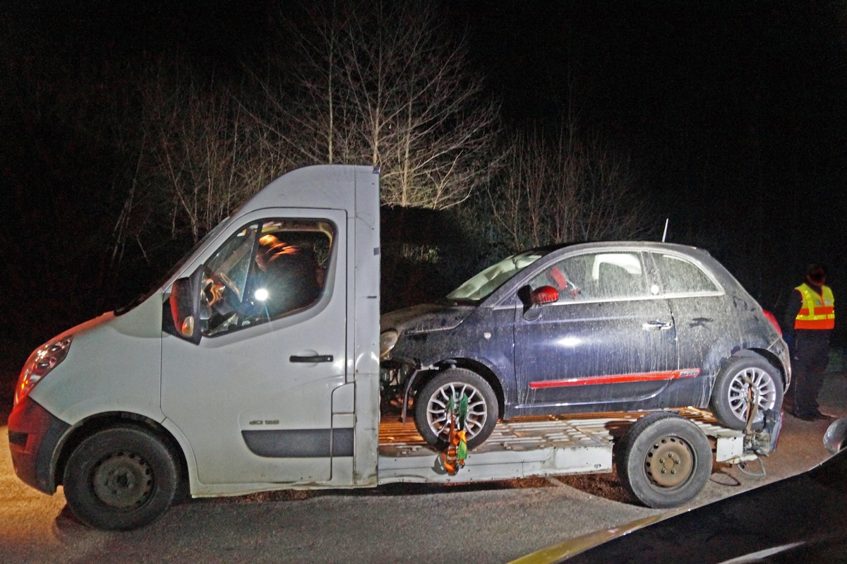 POL-FR: Freiburg - BAB A5: Gefährlicher Doppeldecker rechtzeitig aus dem Verkehr gezogen