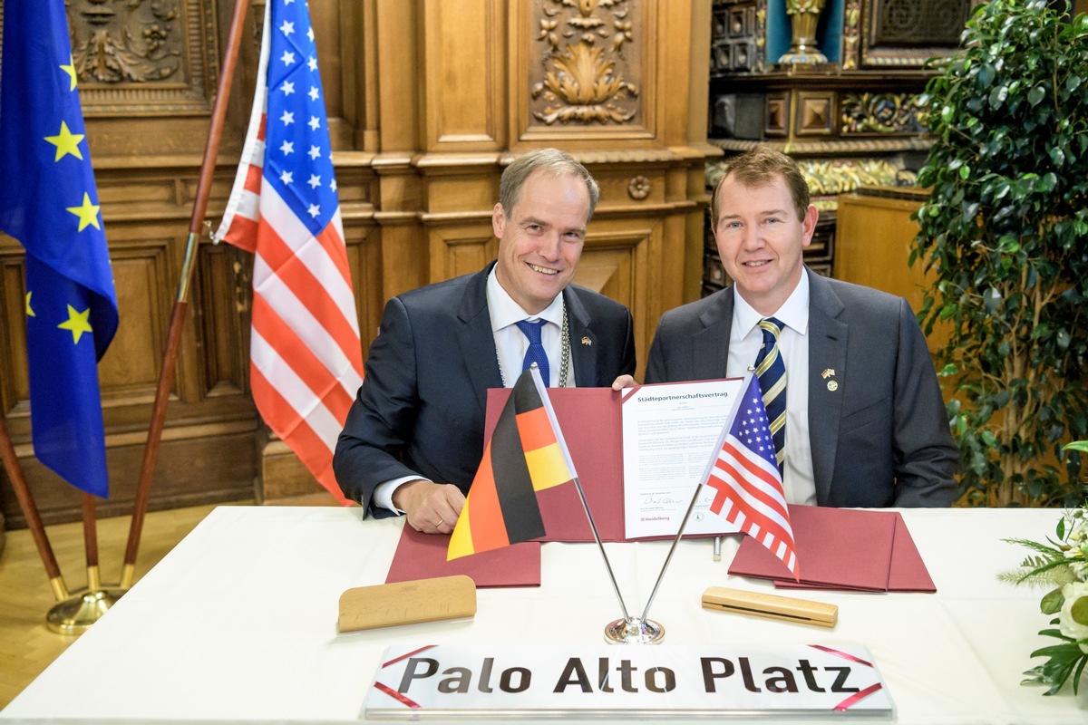 Heidelberg schließt Städtepartnerschaft mit Palo Alto