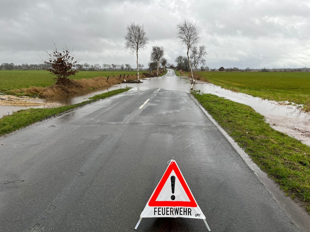 FFW Schiffdorf: Starkregen sorgt für viele Einsätze im gesamten Gemeindegebiet