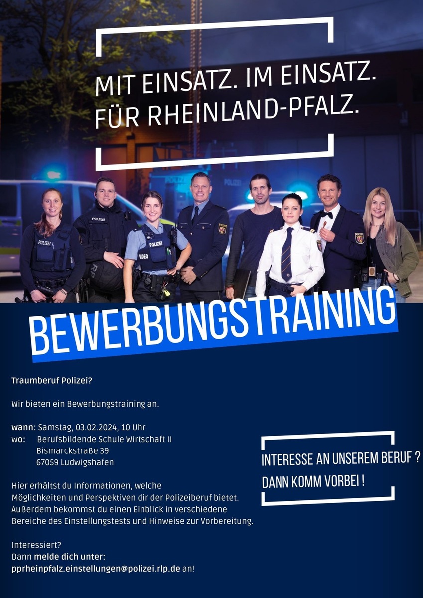 POL-PPRP: Training für Polizeibewerbung