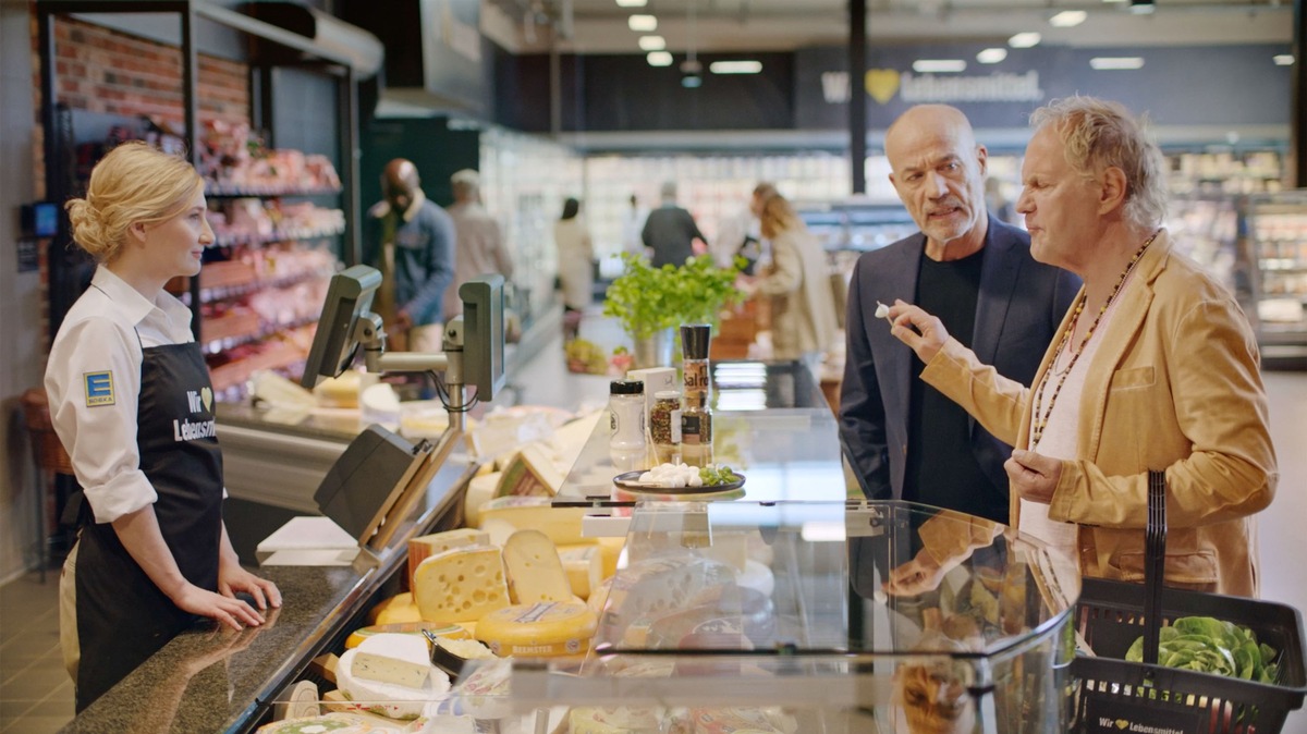 Heiner Lauterbach und Uwe Ochsenknecht im neuen TV-Spot / EDEKA-Kampagne: Gel(i)ebte Vielfalt mit prominenter Unterstützung