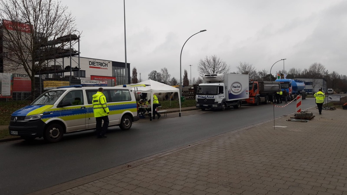 POL-VER: +Schwerpunktkontrolle des gewerblichen Güterverkehrs+