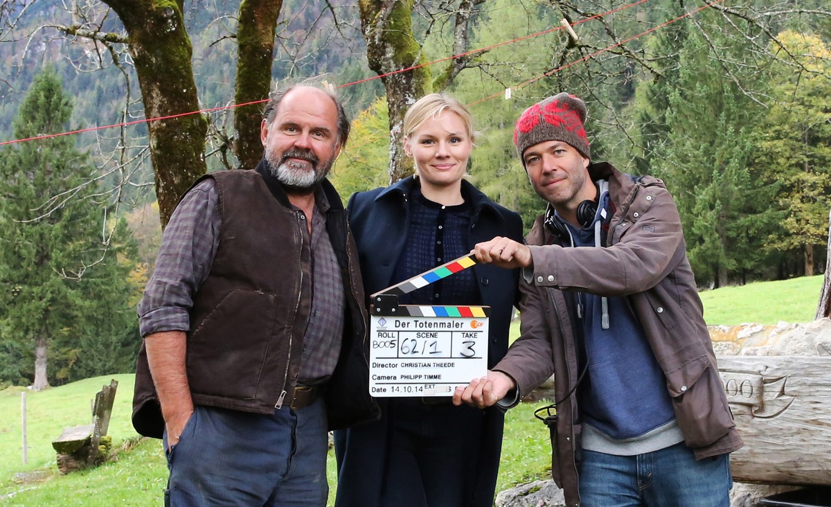 Drehstart für ZDF-Thriller &quot;Der Totenmaler&quot; / Fernsehfilm der Woche mit Rosalie Thomass, August Schmölzer und Friedrich von Thun (FOTO)