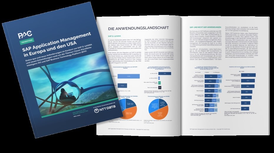 Aktuelle Trendstudie: Innovative Technologien verändern das SAP© Application Management / Unternehmen erwarten Kosteneinsparungen durch KI von bis zu 30 Prozent