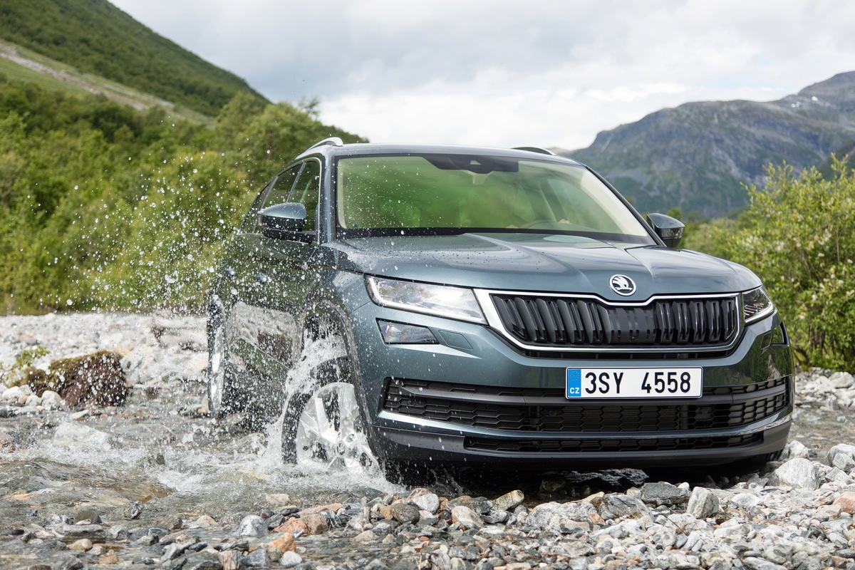 Drei 4x4-Sieger: SKODA KODIAQ, OCTAVIA COMBI SCOUT und SUPERB sind ,Allradautos des Jahres&#039; (FOTO)