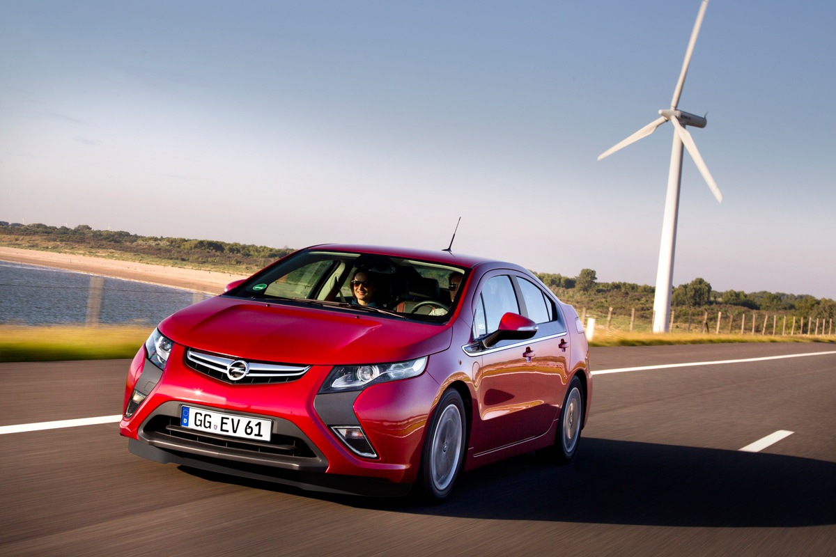 Der Opel Ampera - aufgeladen mit Ökostrom (mit Bild)