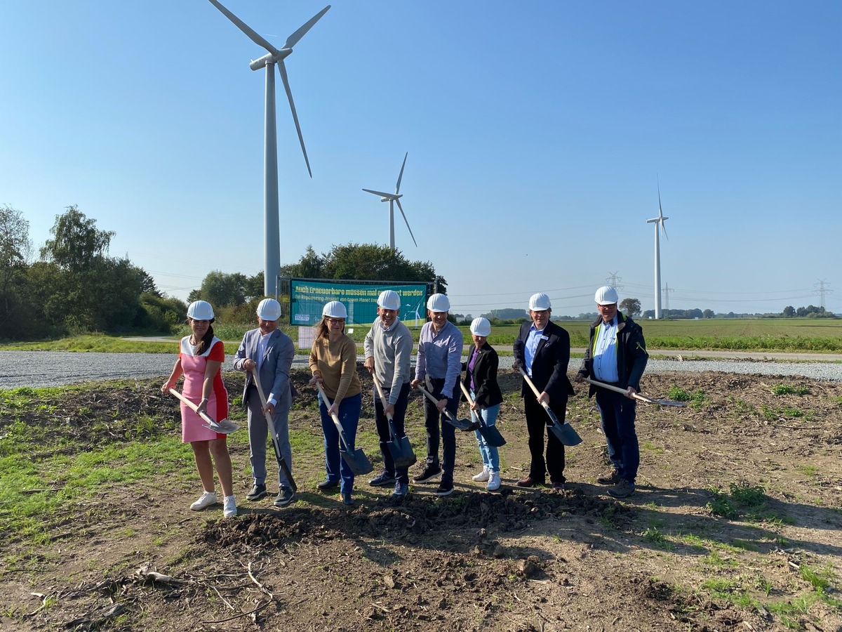 Pressemitteilung: Baustart für das Repowering des Windparks Uetersen