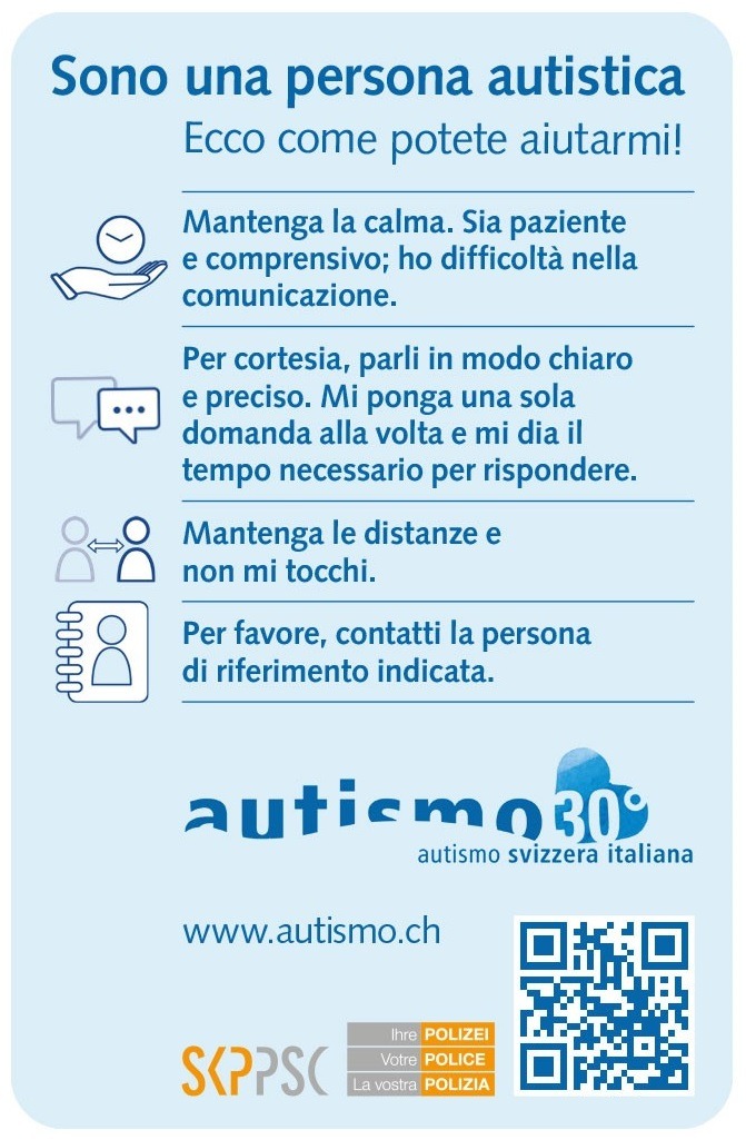 Per le persone con disturbo dello spettro autistico, un controllo in treno o in aeroporto può scatenare reazioni inaspettate / La nuova tessera di presentazione può aiutare