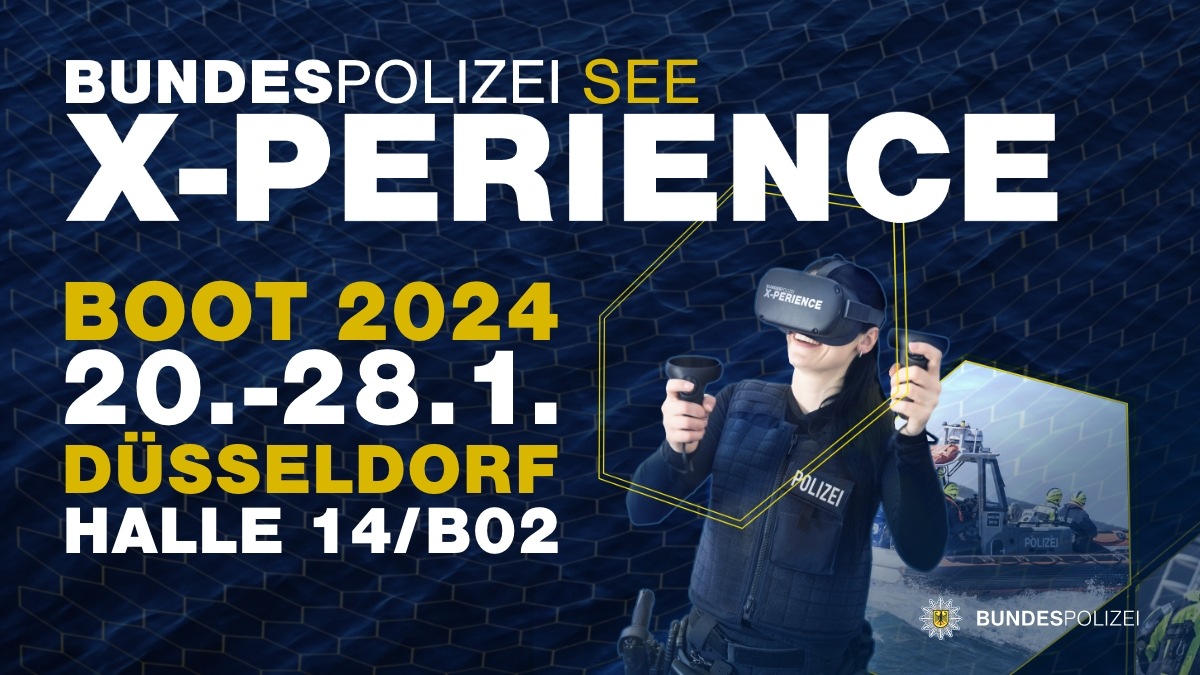 BPOLD-BBS: Die Bundespolizei präsentiert sich auf der weltgrößten Wassersportmesse in Düsseldorf