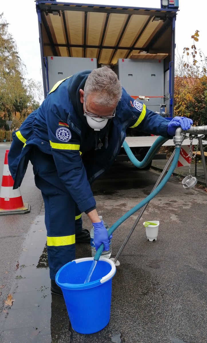 THW HB-NDS: Verunreinigtes Trinkwasser: THW-Einsatz dauert an