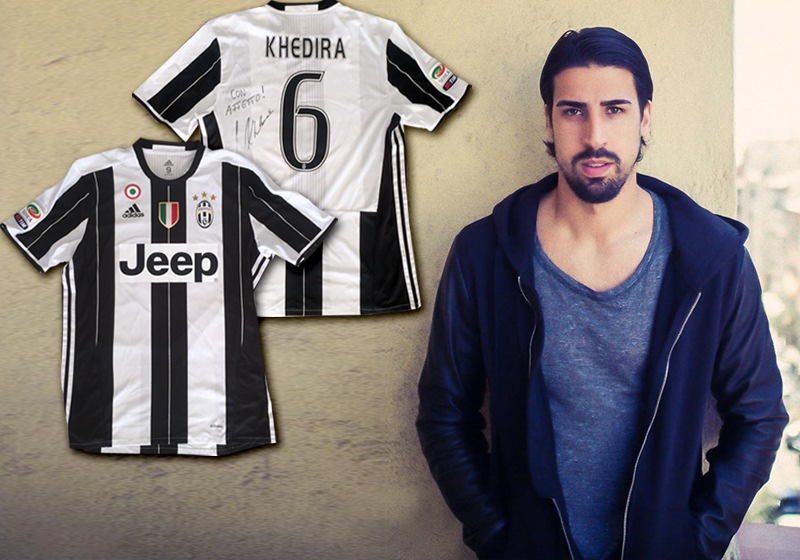 Sami Khedira unterstützt Erdbebenopfer in Italien / Fußballprofi versteigert handsigniertes Juventus Turin-Trikot