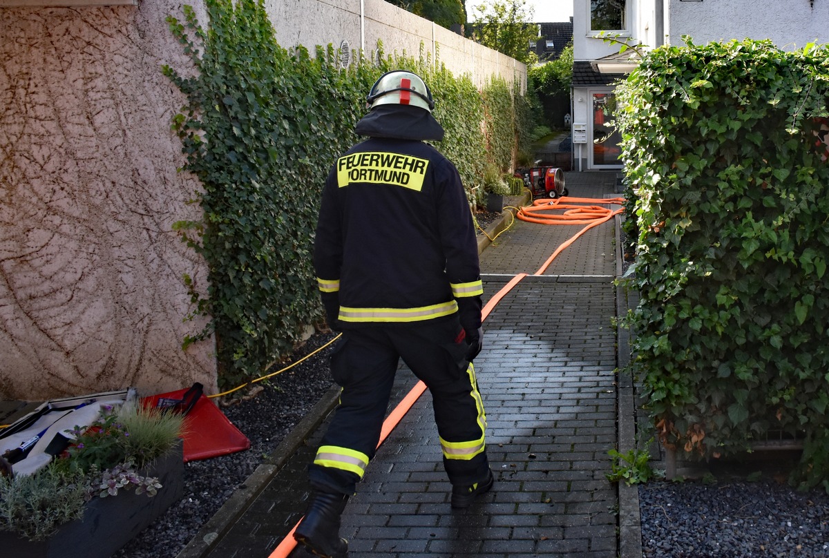 FW-DO: Heizungsanlage fängt Feuer