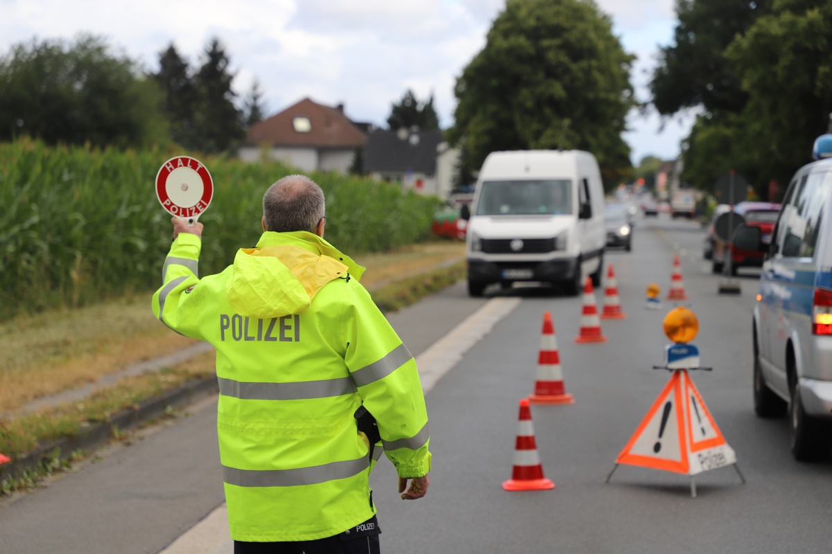 POL-UN: Bergkamen - Kontrolle von Alkohol und Drogen im Straßenverkehr - gemeinsamer Einsatz des LAFP und der Polizei Unna