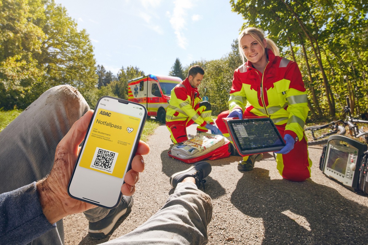 Neue App: ADAC Notfallpass erleichtert die Rettung