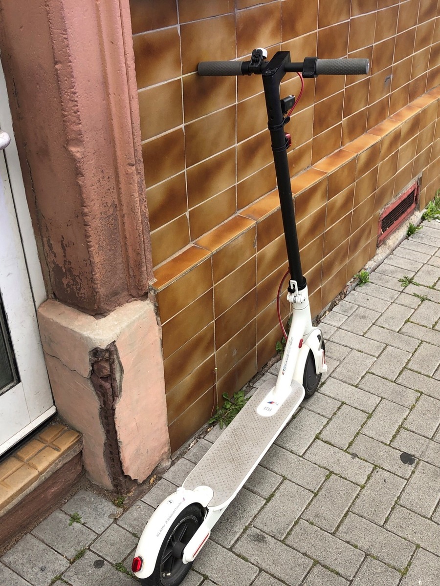 POL-PDWO: Worms -E-Scooter ohne Versicherungsschutz