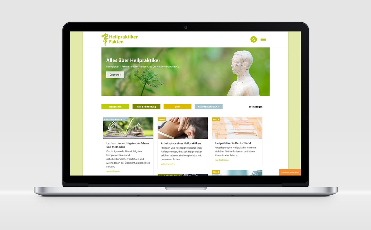 HeilpraktikerFakten startet als Informationsangebot für Medien, Politik und Branchenvertreter