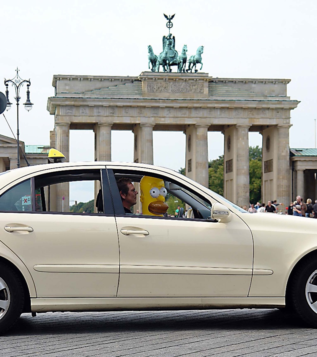 Merkel zittert vor Homer Simpson