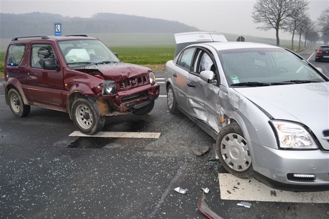 POL-HI: Glücklicher Ausgang eines Verkehrsunfalles (eis)