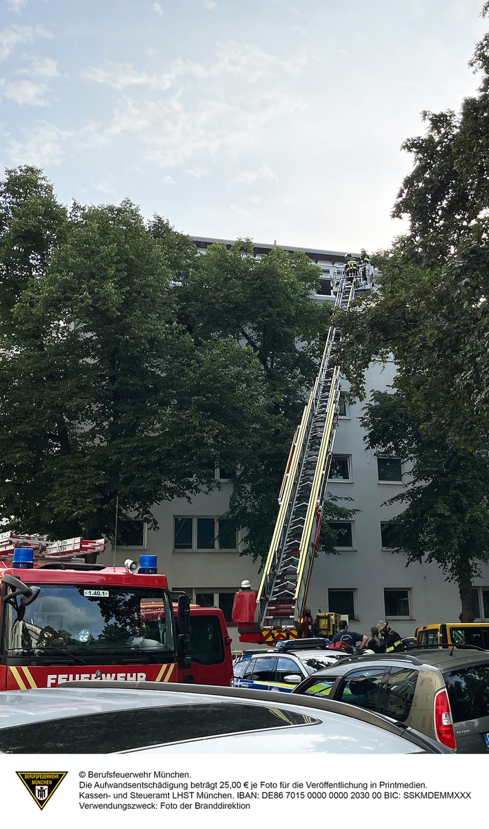 FW-M: Küchenbrand schnell gelöscht (Giesing)