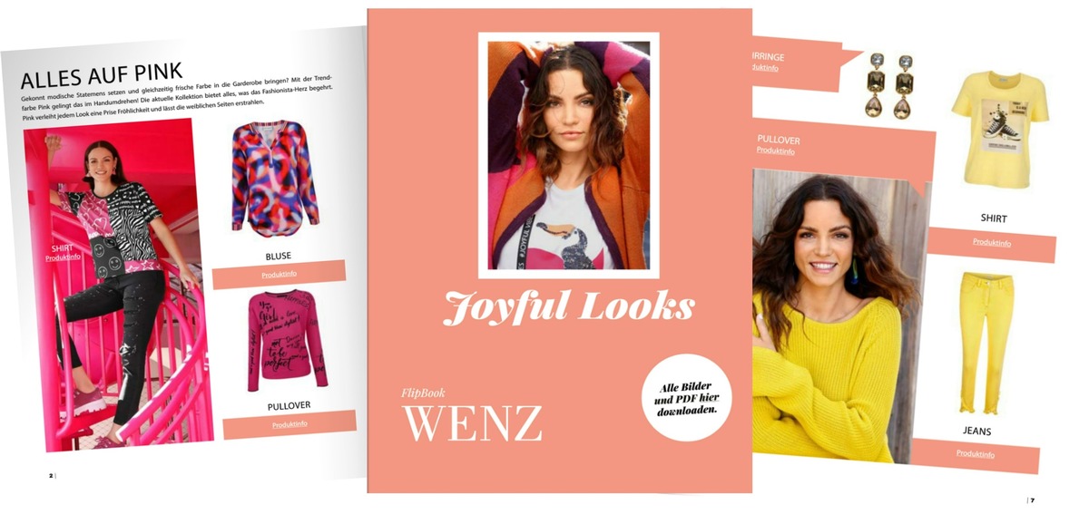 Lebensfreude pur: Joyful Looks von WENZ