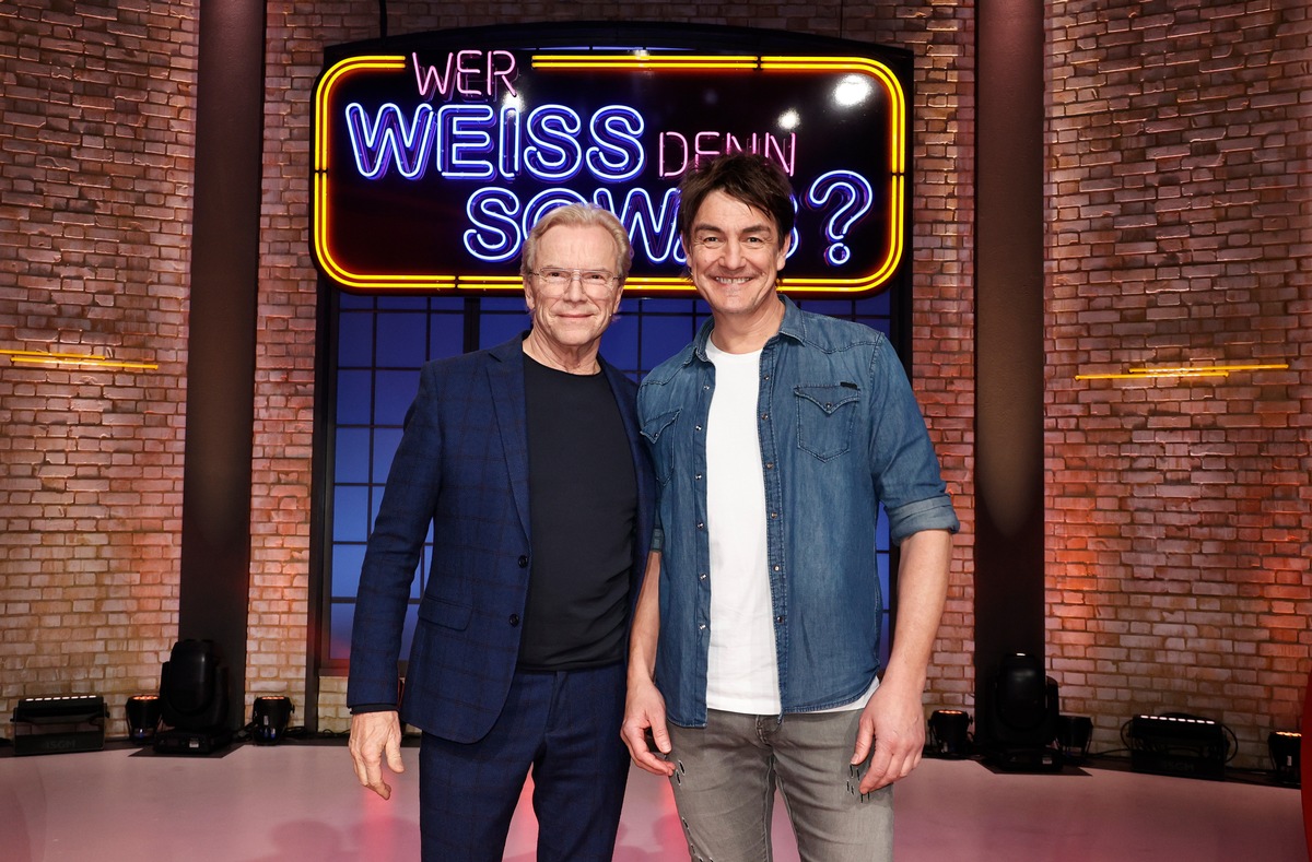 Das &quot;Riverboat&quot;-Duell: Wolfgang Lippert und Matze Knop bei &quot;Wer weiß denn sowas?&quot; / Das Wissensquiz vom 15. bis 19. Mai 2023, um 18:00 Uhr im Ersten