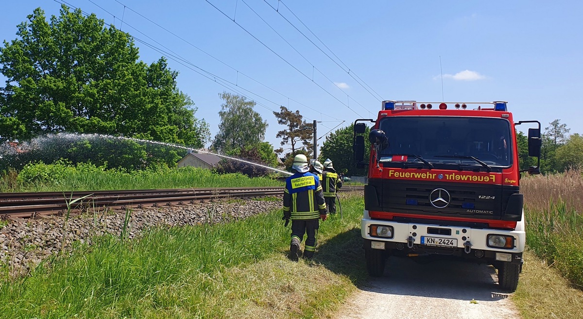 FW-Radolfzell: Flächenbrand