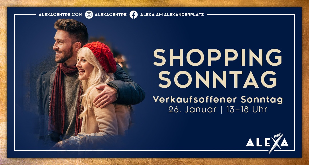 Pressemitteilung: ALEXA lädt zum Shoppingsonntag mit Fashion-Week-Gewinnspiel ein