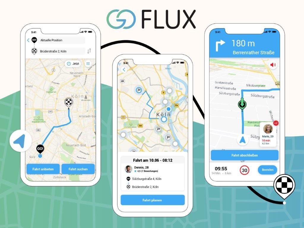 Per goFLUX zu Ford - Mitfahr-App gestartet