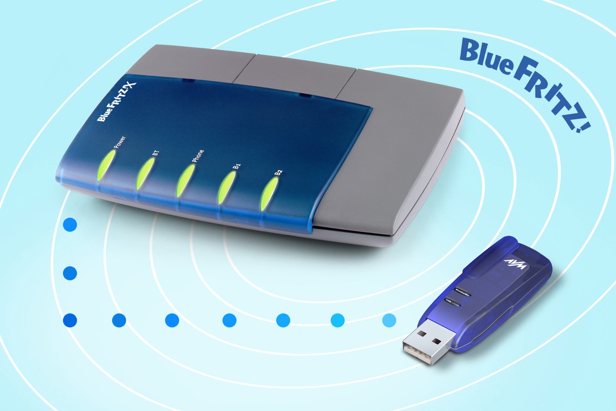 AVM integriert Bluetooth in die FRITZ!-Familie / Mit BlueFRITZ! erstmals komplett ISDN und Internet über Bluetooth / Kabellose FRITZ!Card von AVM ab Dezember für neuen Komfort