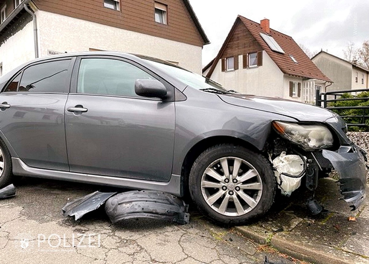 POL-PPWP: Vorfahrt missachtet - Unfall verursacht