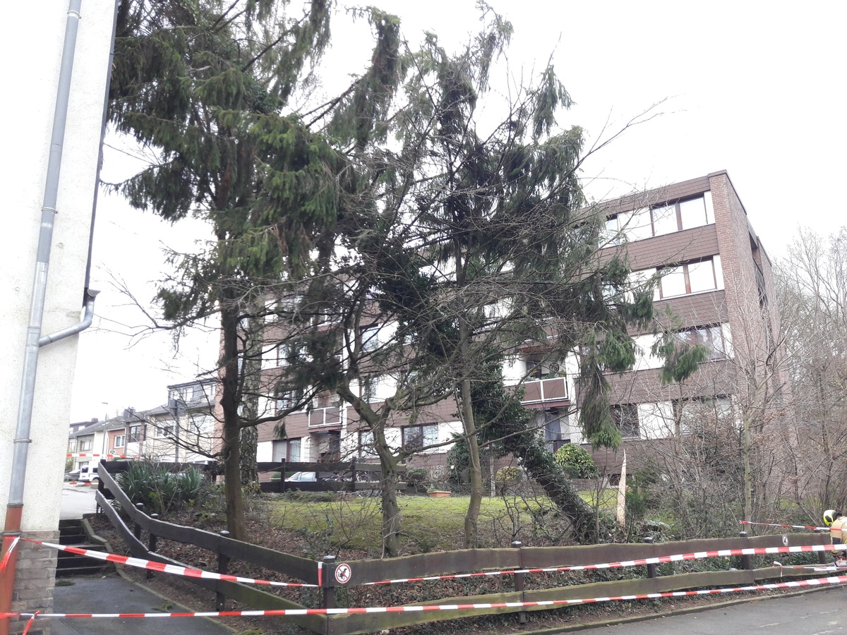 FW-Stolberg: Sturmtief Friederike trifft Stolberg