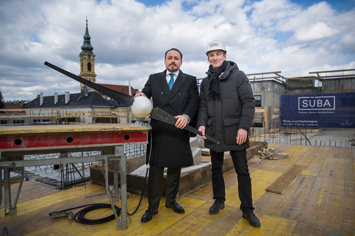 SÜBA AG baut Vorreiterrolle weiter aus: 16 Windturbinen versorgen Baustelle mit Strom