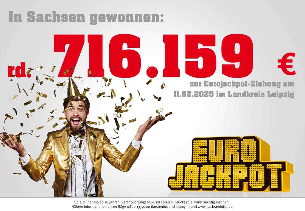 Glückssträhne geht weiter: Erneuter Eurojackpot-Hochgewinn in Sachsen