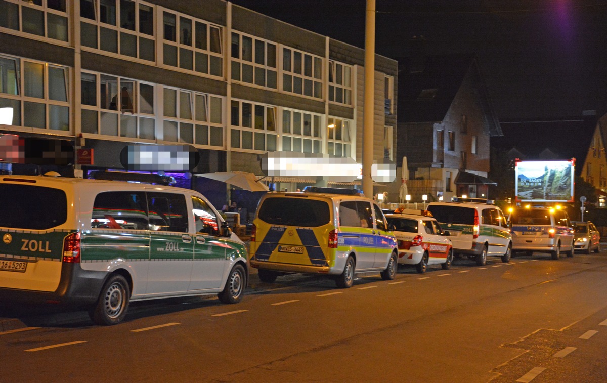 POL-ME: Gemeinsamer Einsatz in Langenfeld: Polizei, Zoll und Stadt kontrollieren Shisha-Bars und Gaststättenbetriebe sowie ein Wettbüro - Drei Lokalitäten noch in der Nacht geschlossen - Langenfeld - 1907074