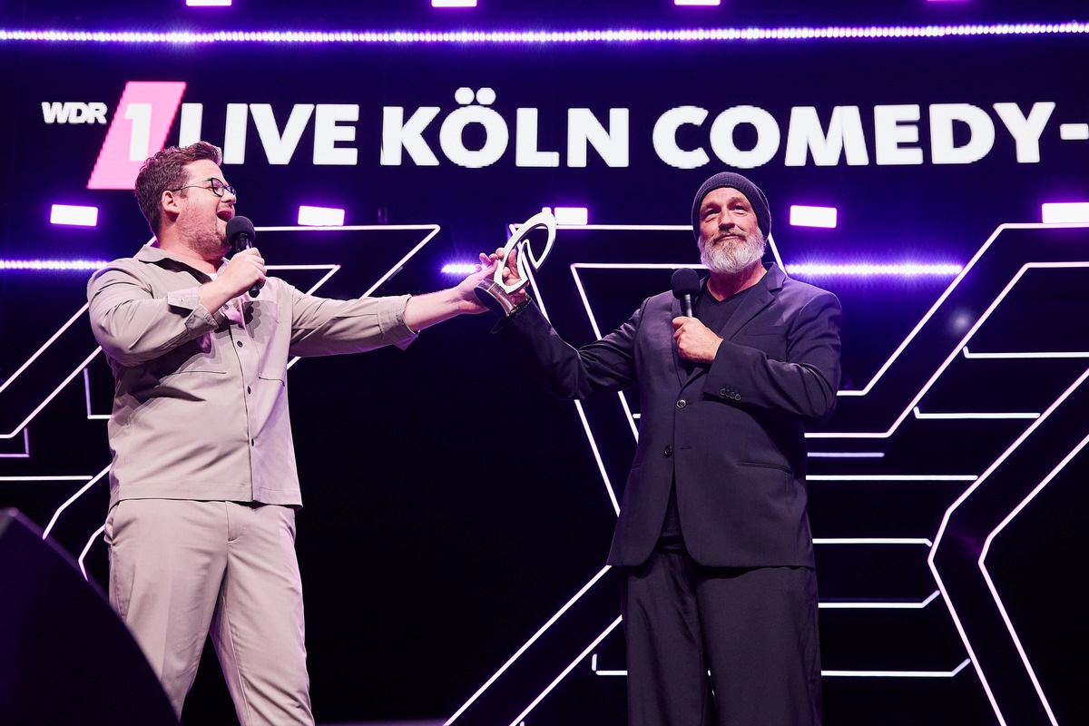 COLOGNE COMEDY FESTIVAL: Deutscher Comedypreis für Torsten Sträter und Tony Bauer im Rahmen der erfolgreichen 1 LIVE COMEDY-NÄCHTE XXL