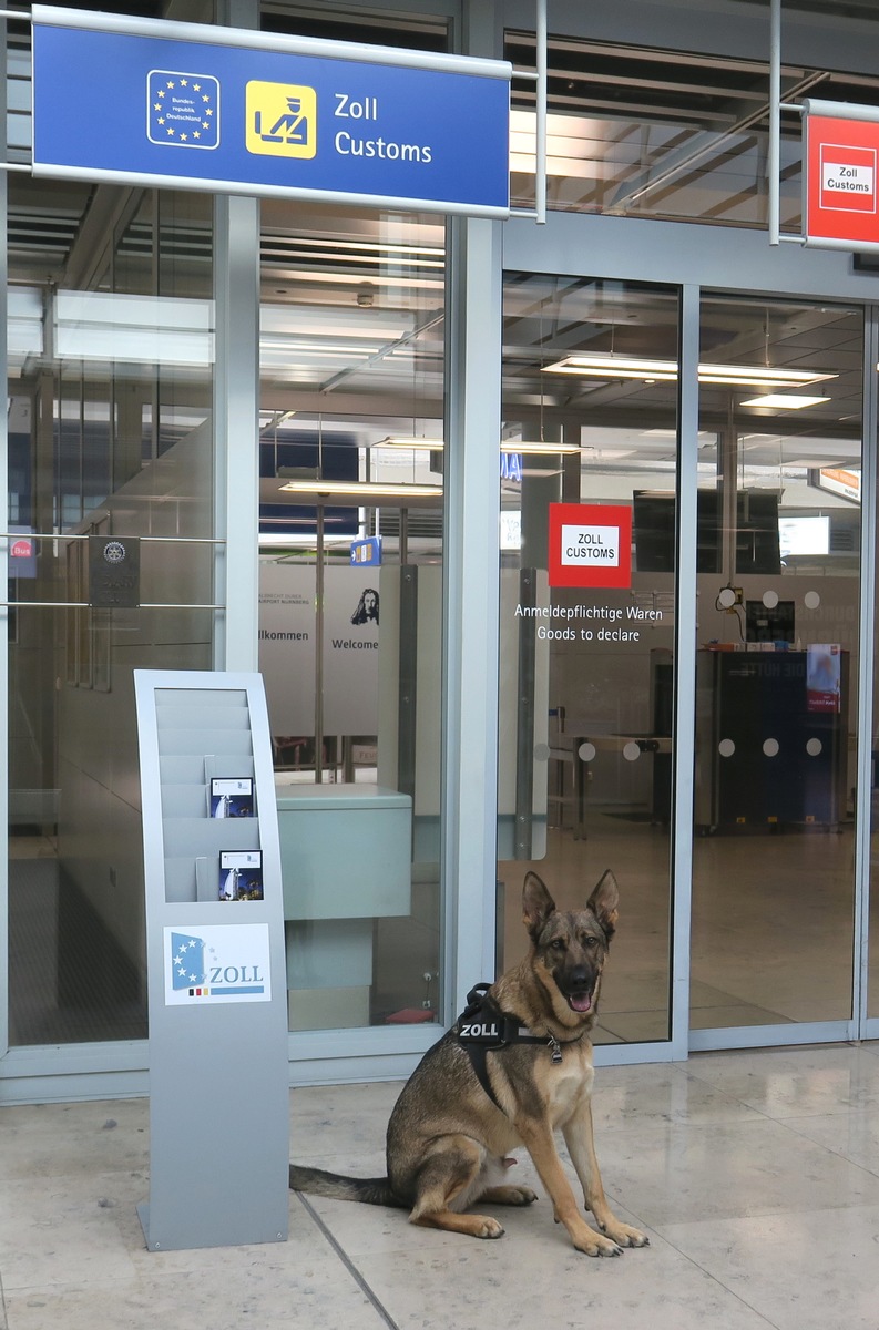 HZA-N: Auszeichnung für erfolgreiches Zollhundeteam beim Hauptzollamt Nürnberg