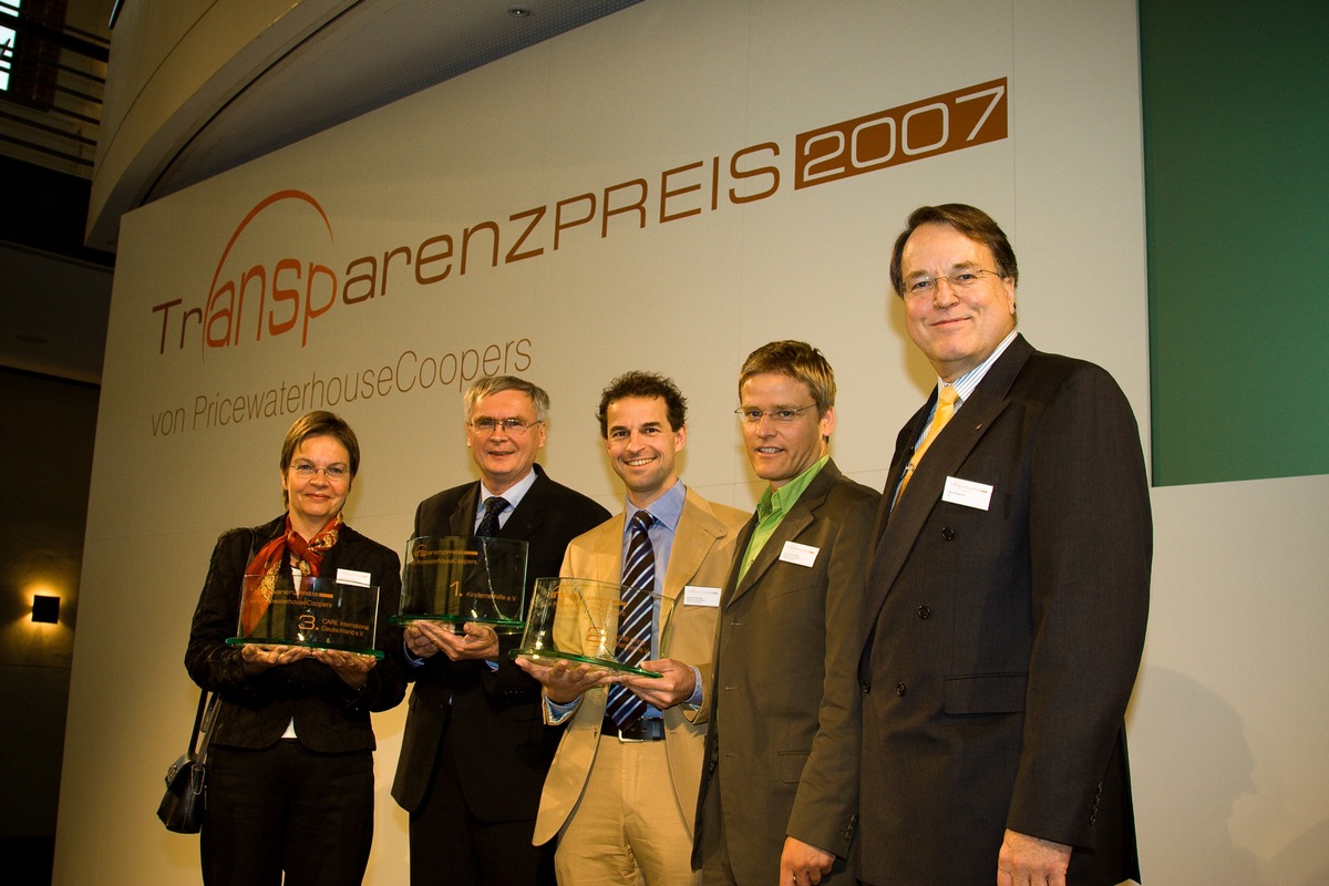 Transparenzpreis 2007 für die Kindernothilfe e.V.