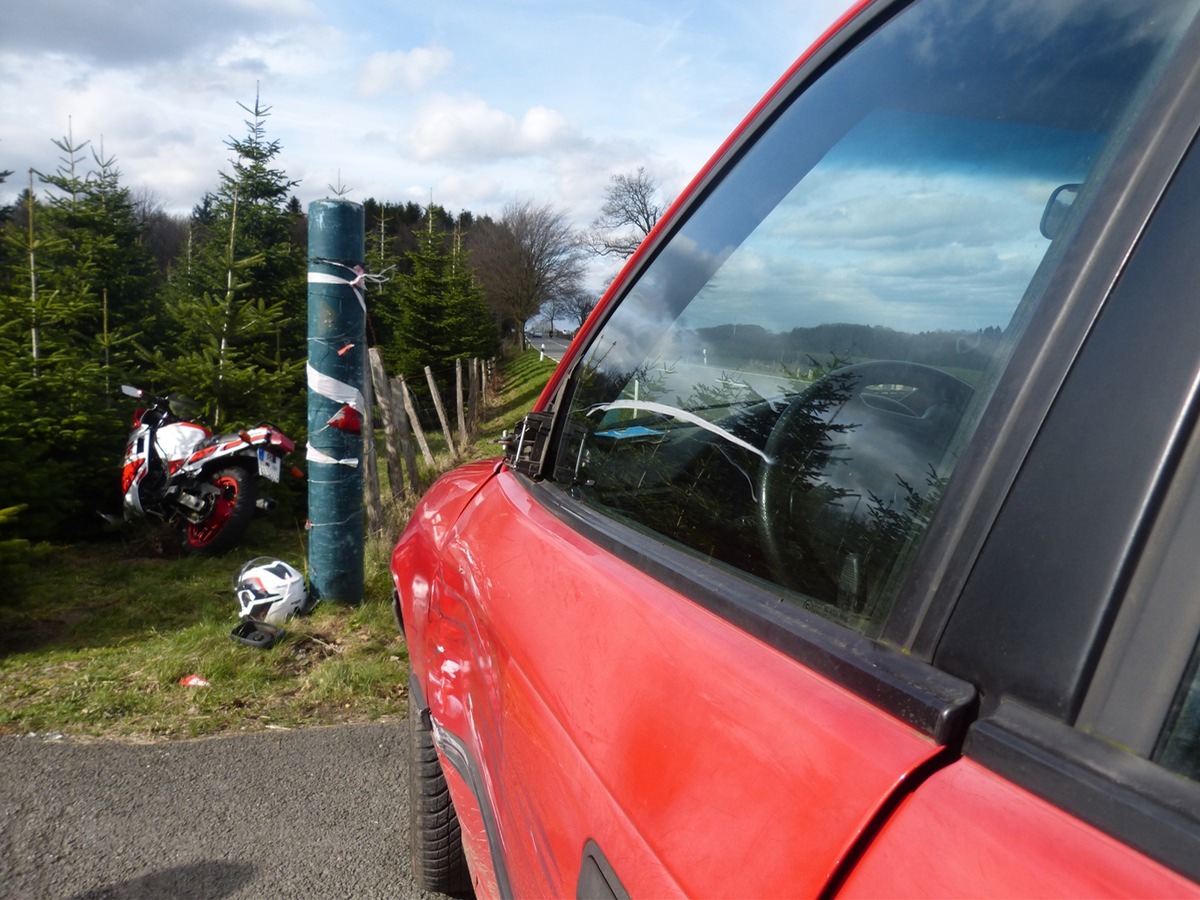 POL-GM: 160320-205: Motorradfahrer bei Unfällen verletzt