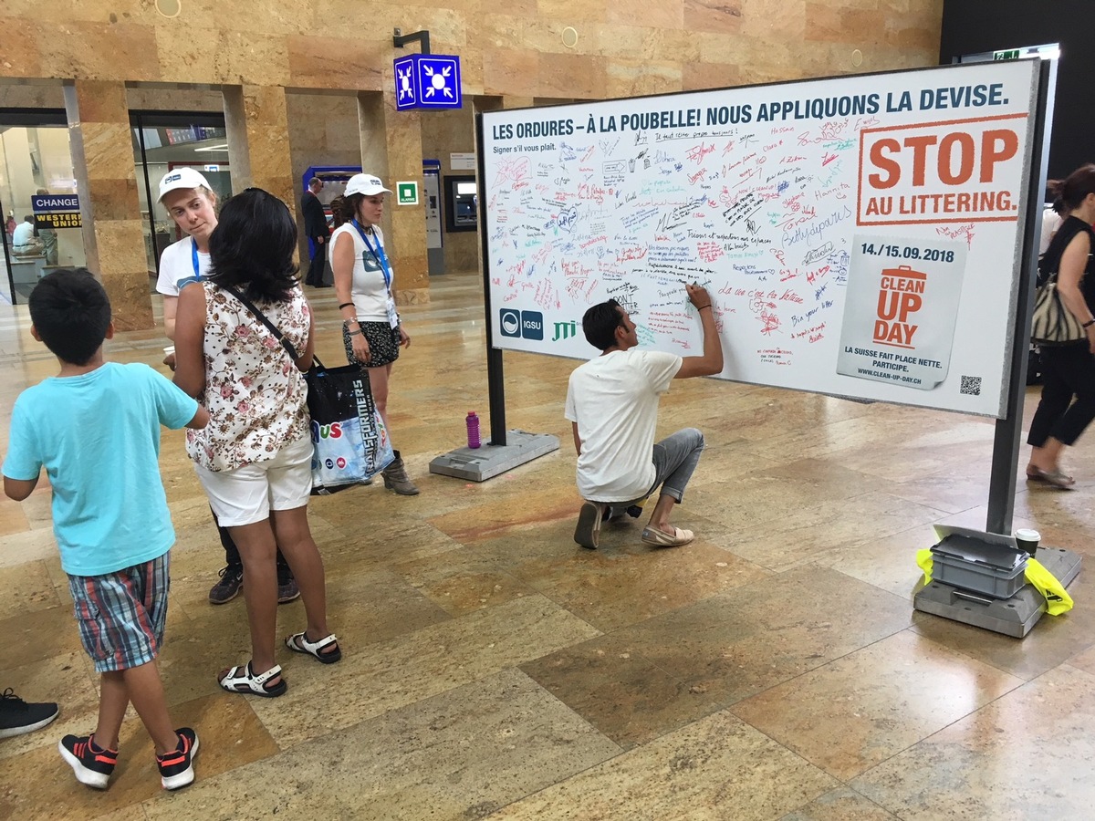 Communiqué: «Ensemble contre le littering: Genève ne détourne plus le regard»